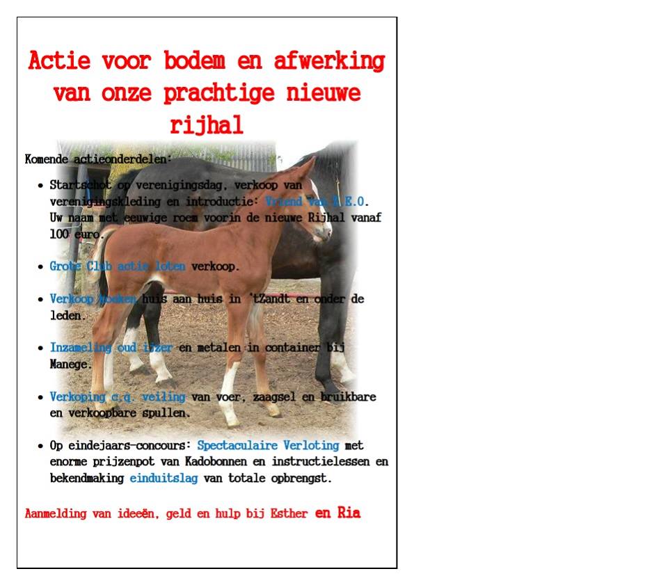 Actie ZEO info